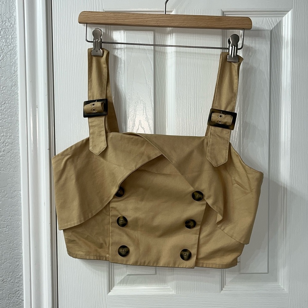 Eva Franco Cropped Bustier